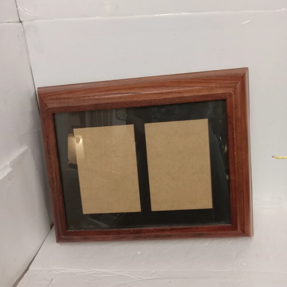 Wooden Home Secret Compartment Double 5x7 Photos Frame 11
